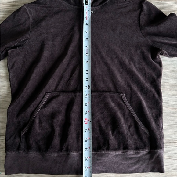 Juicy Couture// Y2K Velour Brown zip up Hoodie Size XL - Picture 12 of 13